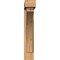 Ekena Millwork Thorton Block Smooth Bracket w/ Offset Brace, Western Red Cedar, 5 1/2"W x 24"D x 32"H BKT0604X24X32THR05SWR - alternate 3